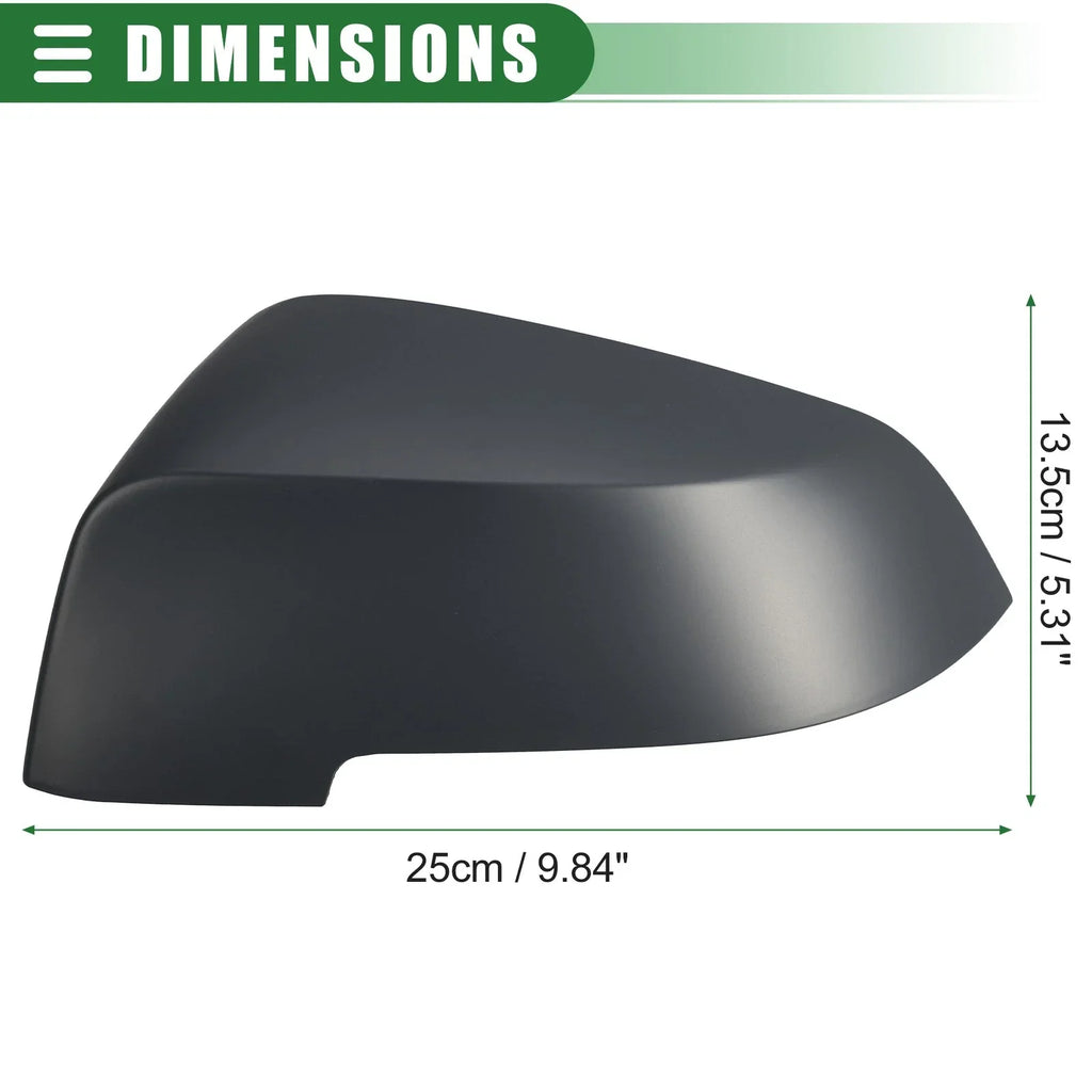 Driver Side Rearview Mirror Cap Deep Gray for BMW 528i (2011-2016)