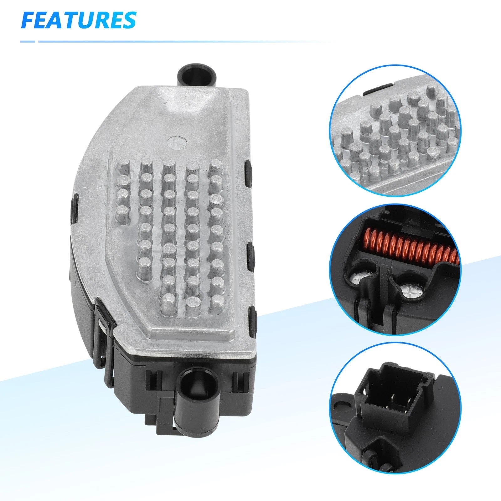 HVAC Blower Motor Resistor for Audi A3 L4 1.4L (2018) No.5Q0907521C