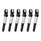 6X Ignition Coil + Spark Plug for BMW E46 E53 E60 E83 E90 (1998–2013) 12131712219