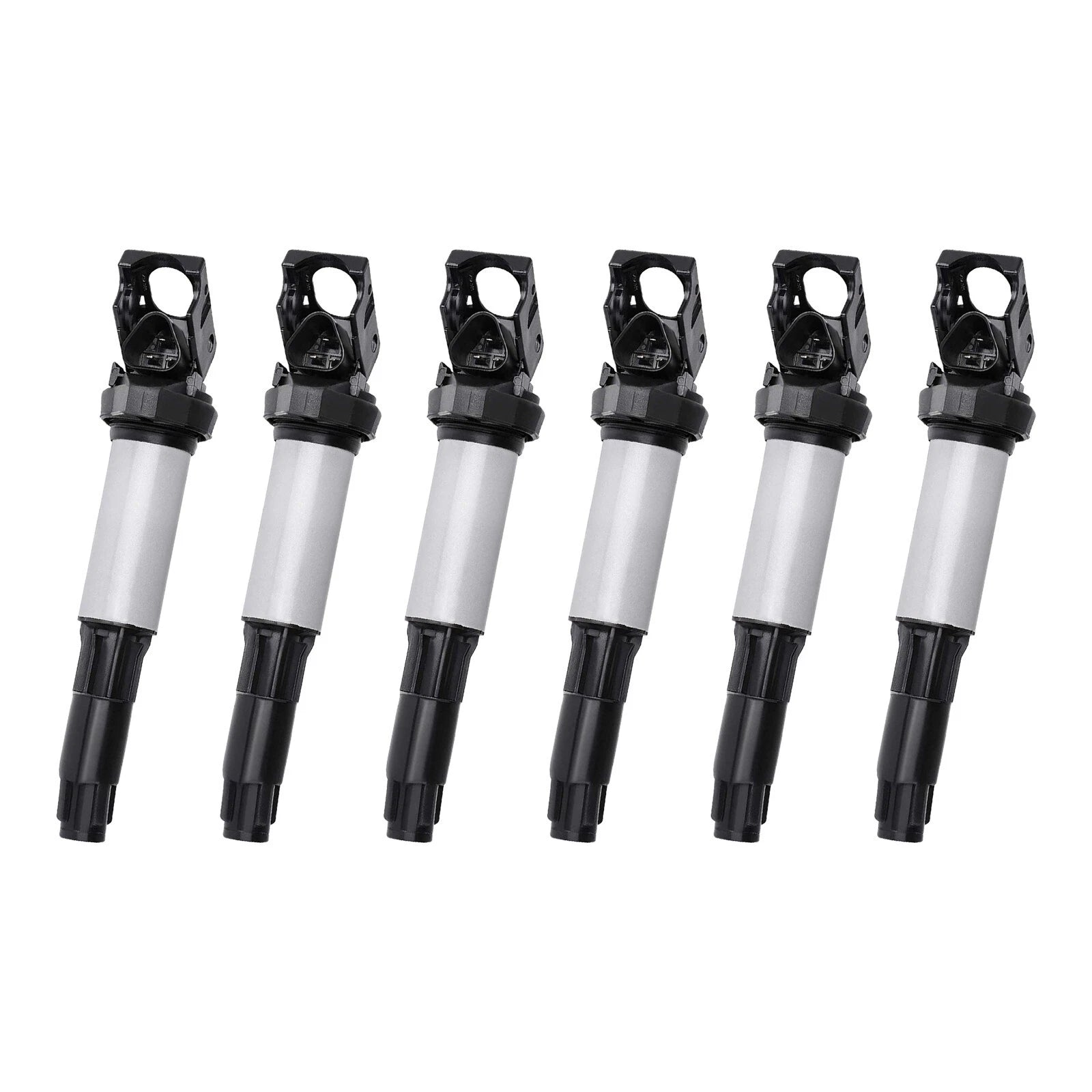 6X Ignition Coil + Spark Plug for BMW E46 E53 E60 E83 E90 (1998–2013) 12131712219