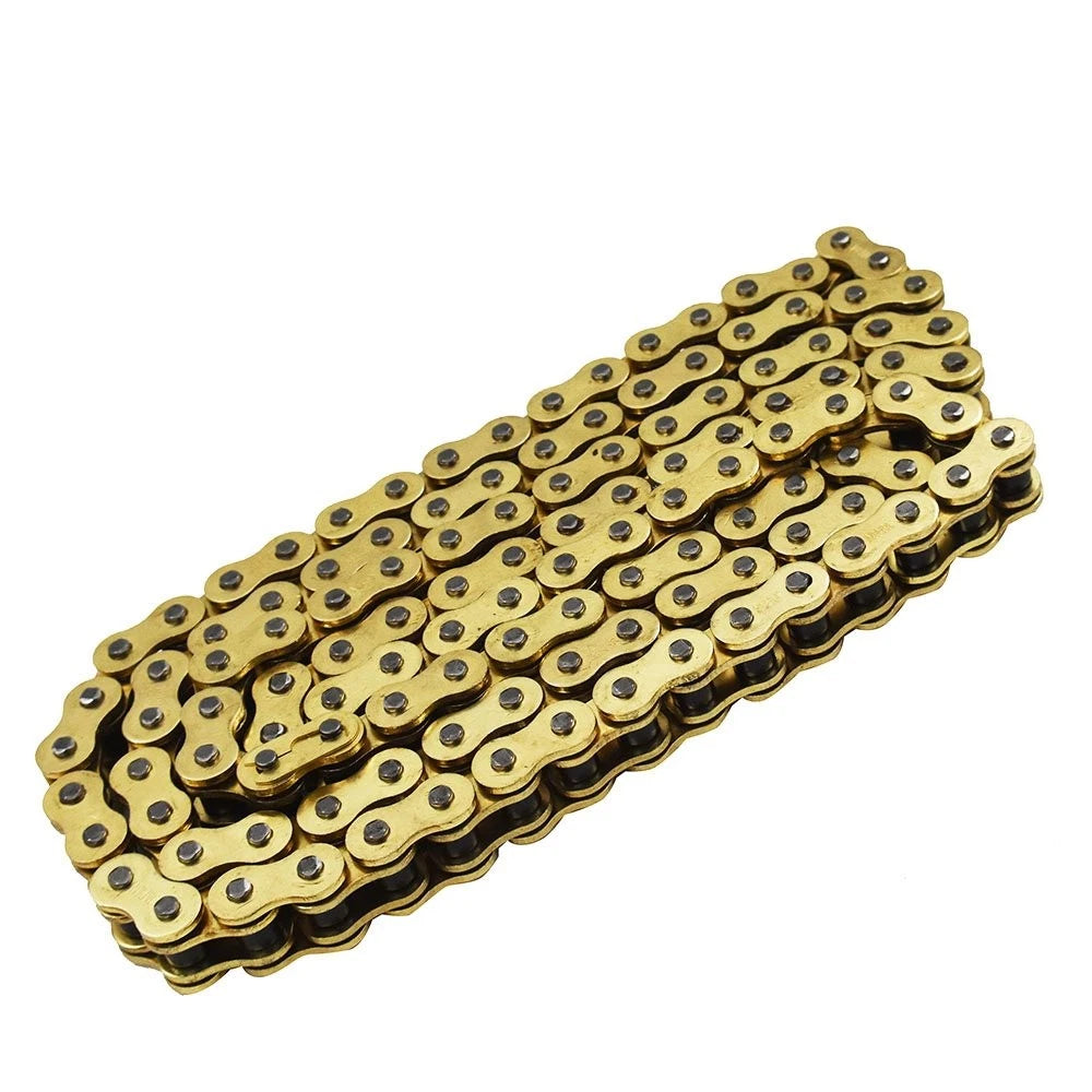 Drive Chain 525-120 for ATV Motorcycle (O-Ring, Gold Color)