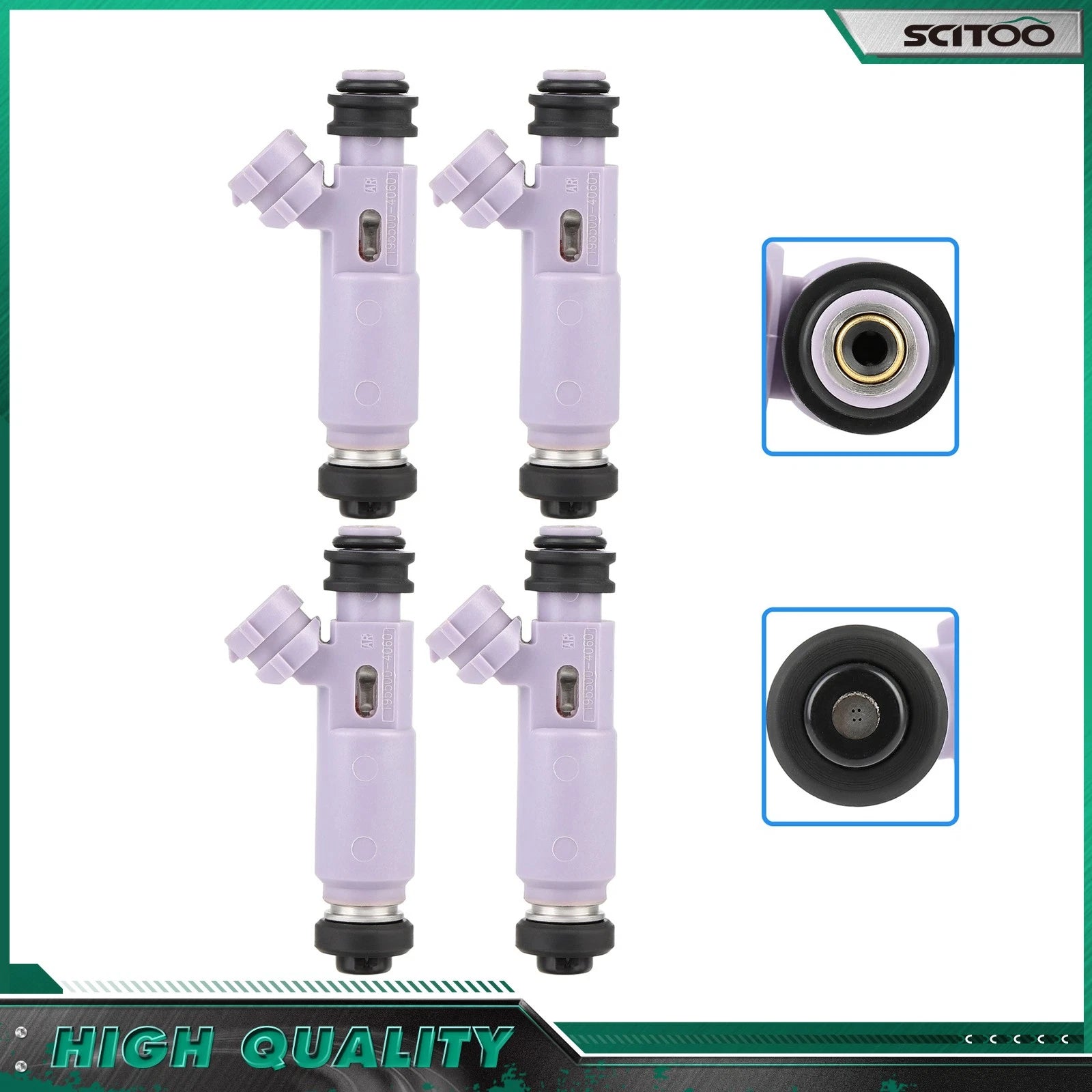 Set of 4 Fuel Injectors for Mazda MX-5 Miata 1.8L (2001–2005) 84212315