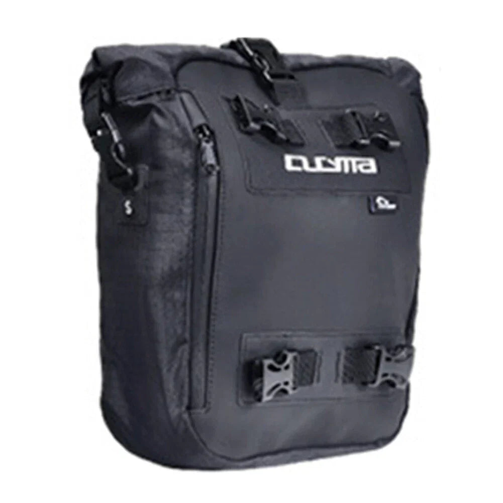 10L Waterproof Rear Tail Seat Bag for Motorcycle - Black