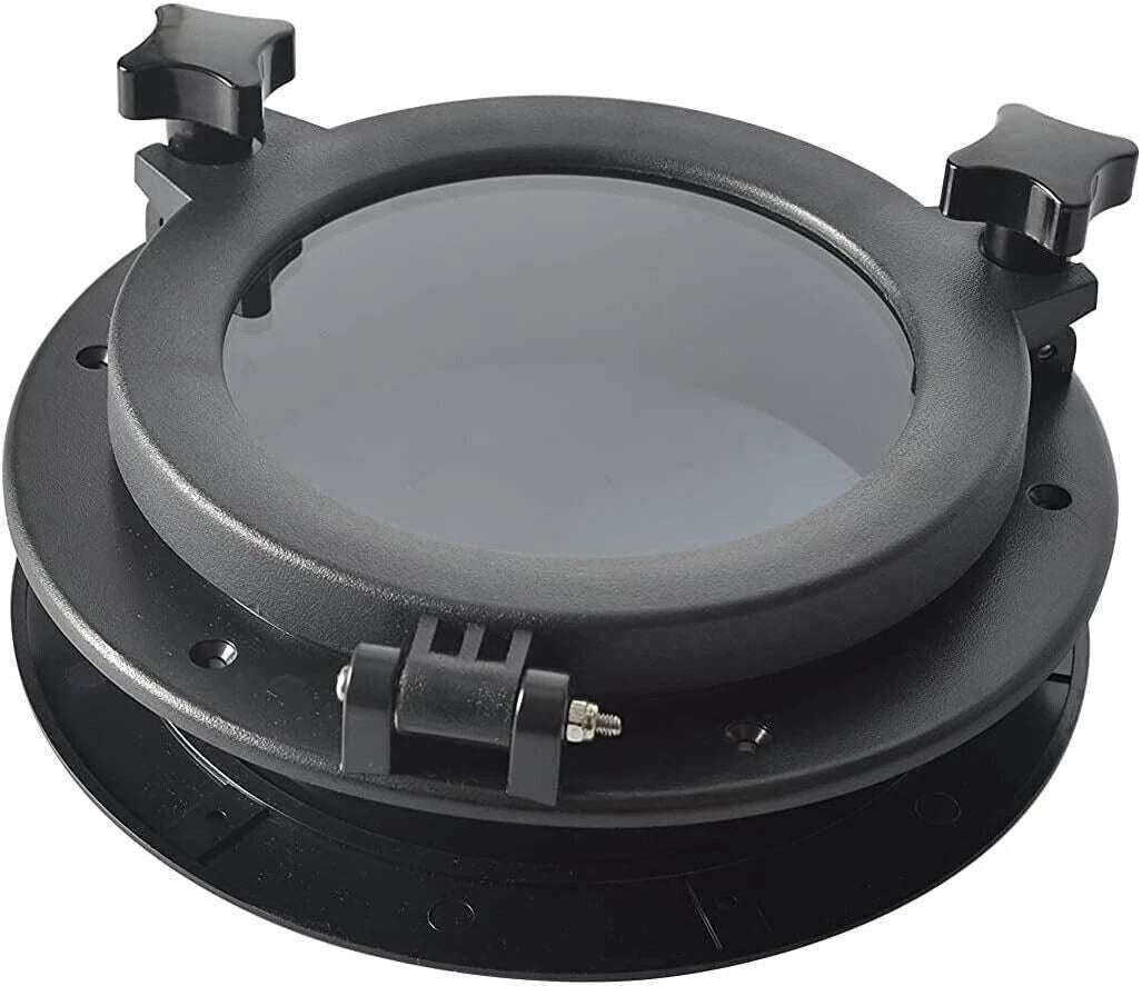 2Pcs 10" Round Opening Portlight for Boat (Replacement Window)