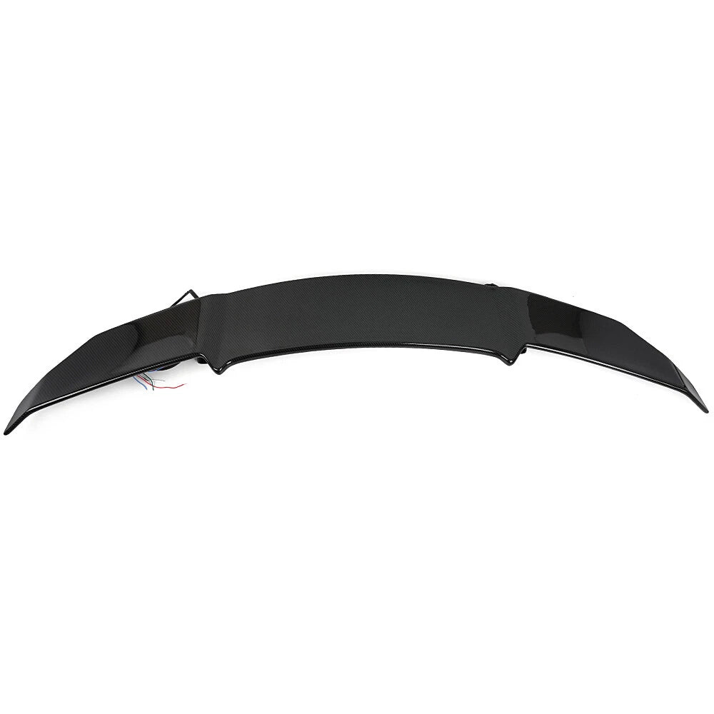 Universal Electric Tail Trunk Lid Spoiler for Auto (Glossy Black)