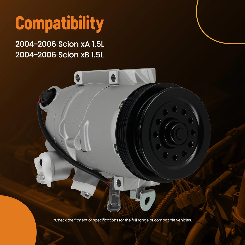 A/C Compressor with Clutch for Scion xA xB (2004-2006)