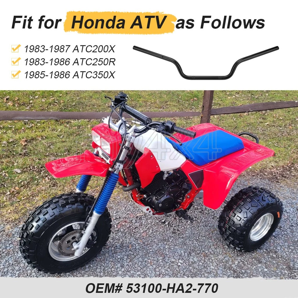 Handlebar 53100-HA2-770 for Honda ATC250R (1983–1986)
