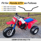 Handlebar 53100-HA2-770 for Honda ATC250R (1983–1986)