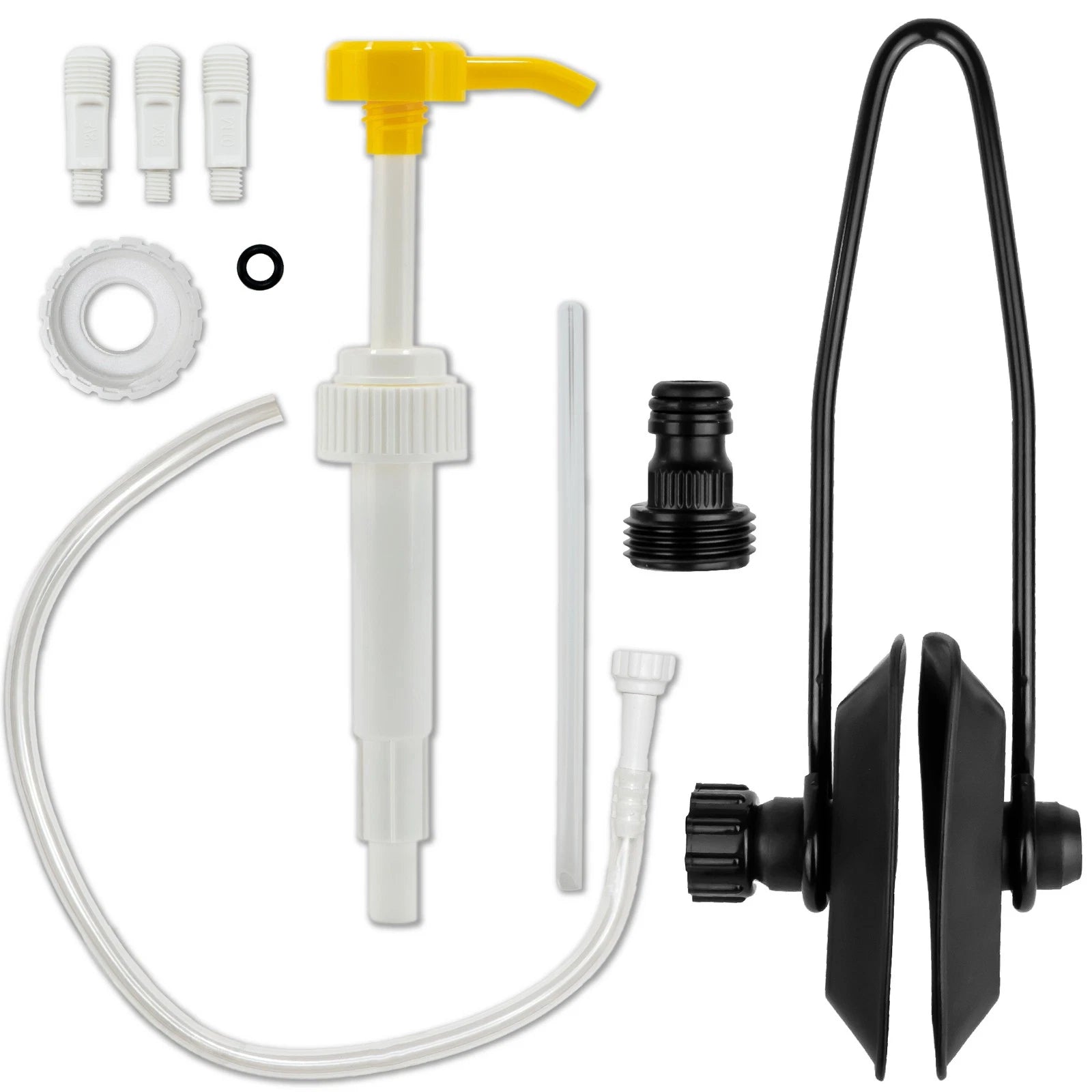 Outboard Motor Flusher Muffs & Gear Oil Pump Set for Universal