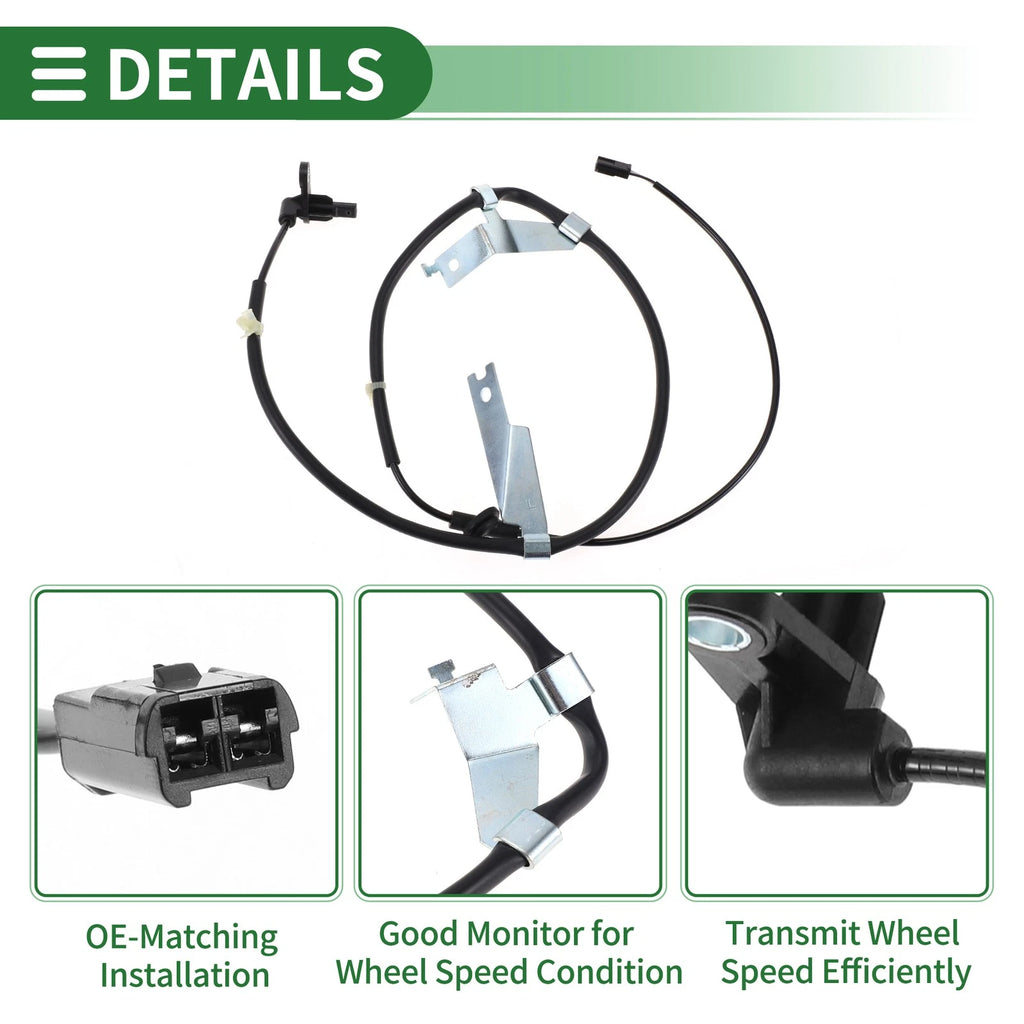 ABS Wheel Speed Sensor for Suzuki Splash (2008–2014) No. 5632051K00 Rear Left