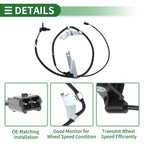 ABS Wheel Speed Sensor for Suzuki Splash (2008–2014) No. 5632051K00 Rear Left