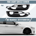 1 Pair Fog Light Grille Cover Trim 51117300739 for BMW F30 (2012–2019)
