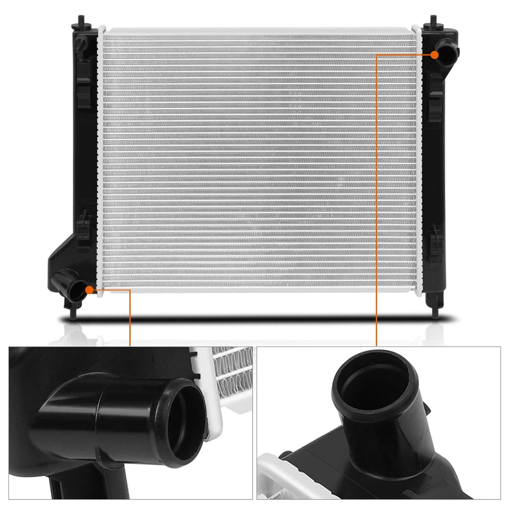 OE Style Aluminum Radiator for Nissan Sentra 1.6L/1.8L (2013–2018) DPI-13365