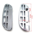 Chrome Dominator Passenger Leaf Footboard for Harley Touring (2009–2023)