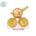 3" Oxygen CGA-540 & Acetylene CGA-200 Welding Regulator Pressure Gauge