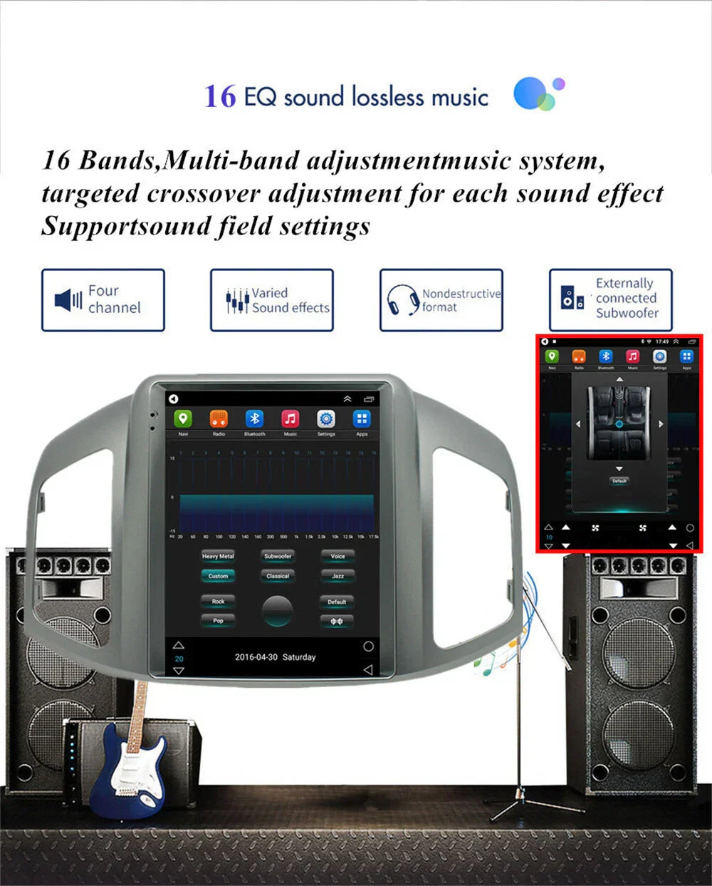 9.7" Android 13 Car Stereo for 11-17 Chevy Captiva (2011-2017)