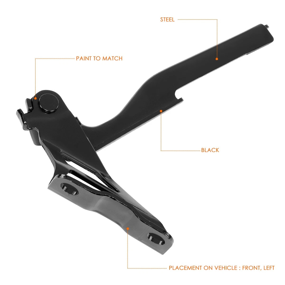RH Engine Hood Hinge Replacement for Mazda 6 (2014–2017)