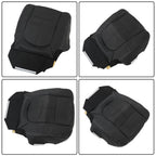 Set of 2 Black Leather Seat Covers for Ford F250 F350 Lariat (2011–2016)