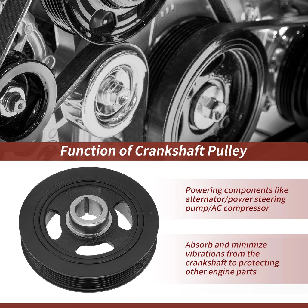 Engine Harmonic Balancer Crankshaft Pulley for Toyota Corolla Matrix (2003–2008) 347022040