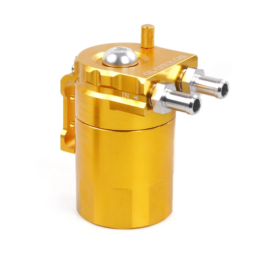 Oil Catch Can Kit for Universal Applications (300ML, Baffled, Aluminum)