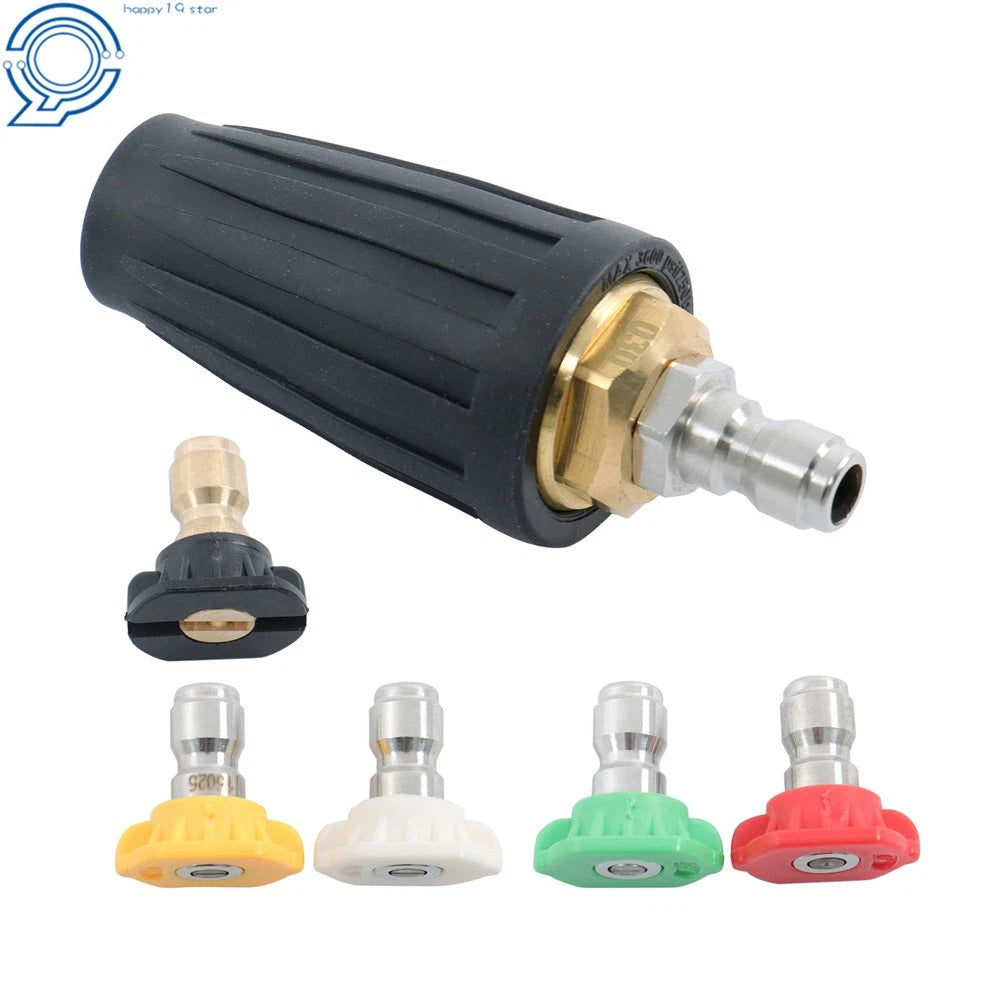 Turbo Nozzle Pressure Washer Tips for 3600 PSI (1/4" Quick Connector)