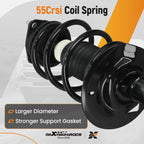 Front Complete Struts w/ Coil Springs Pair for Ford Focus (2008–2011)