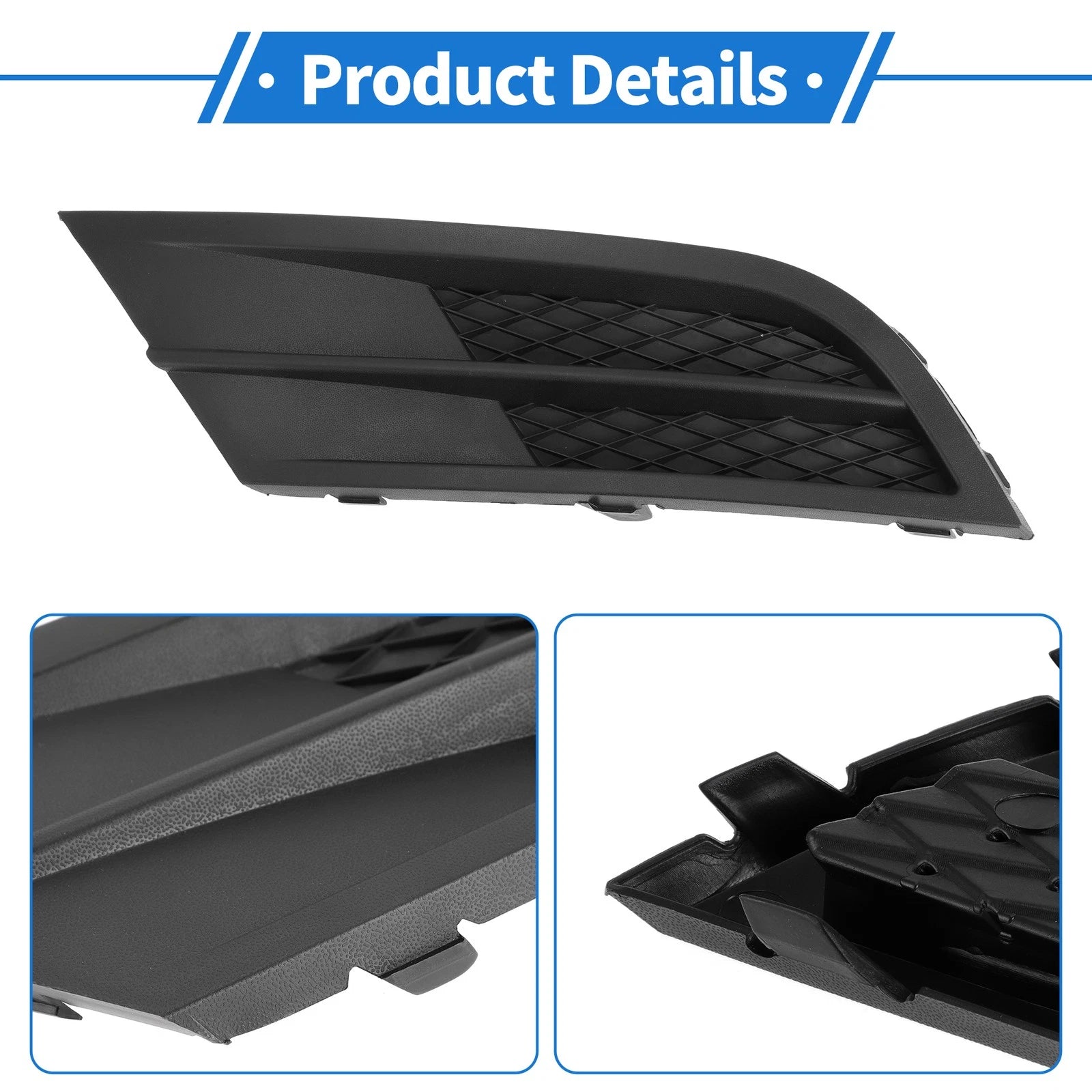 1pc Fog Light Grill for Volkswagen Jetta (2015–2018) No.5C6853665H