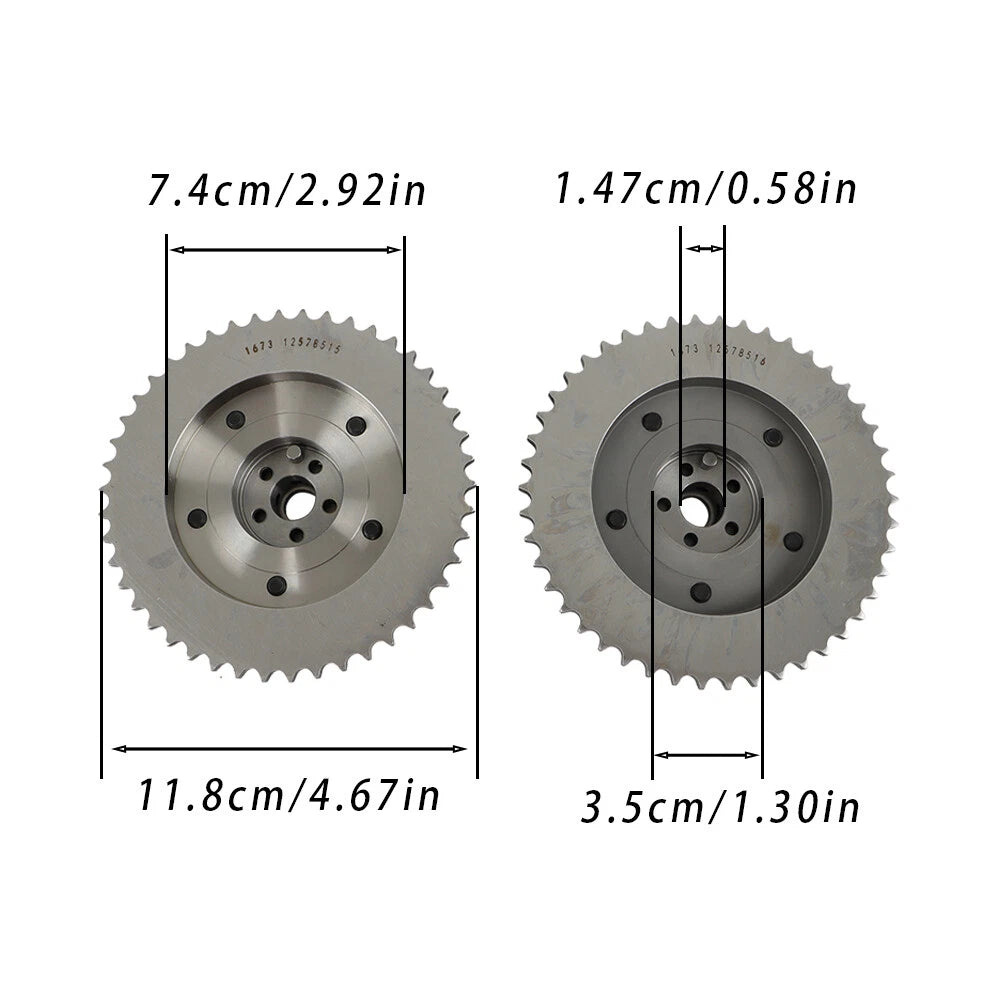 Timing Chain Kit for Buick Chevrolet GMC L4 2.4L 2.2L (2011–2017)