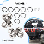 2X U-Joint Kit for Can-Am Outlander 1000 4X4 (2012–2015) Rear Drive Shaft