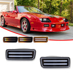 2PC Switchback LED Front Turn Signal Light for Chevy Camaro (1985–1992)