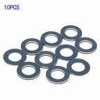 Engine Oil Drain Plug Seal Washer Gasket Rings / 10 x / for Toyota