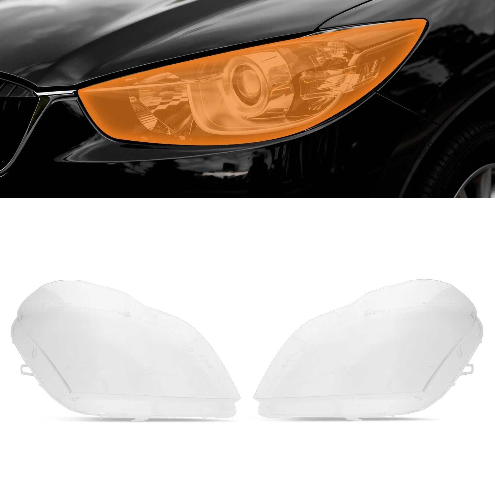 Headlight Lens Cover for Mercedes-Benz GL-Class X164 (2007–2012)