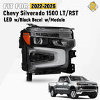 LED Headlight for Chevy Silverado 1500 LT/RST (2022–2026) Right Side