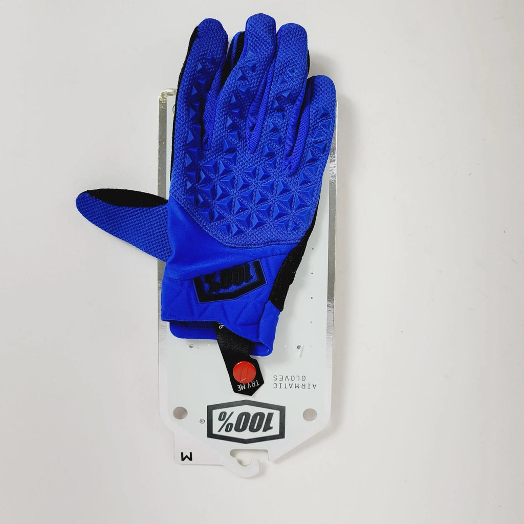 Airmatic Gloves for MTB DH MX Off-Road (Size M) - Blue/Black