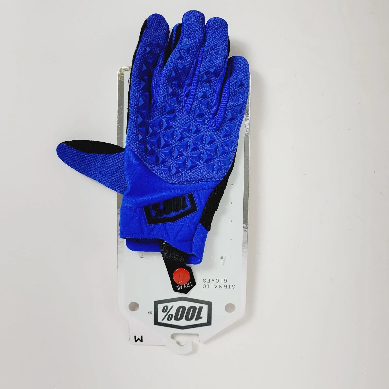 Airmatic Gloves for MTB DH MX Off-Road (Size M) - Blue/Black