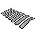 Stainless Black Mesh Grille Insert for Jeep Wrangler JL (2018–2024)