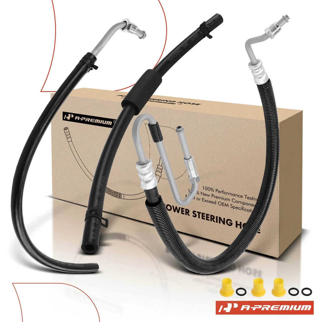 3X Power Steering Pressure & Return Hose for Dodge Dakota (1997–2004)