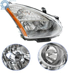 Set of 2 Chrome Headlights for Nissan Rogue (2008-2013)