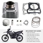 150cc Cylinder Piston Top End Kit 57mm for Yamaha YFM125 Raptor 125 (2011–2013)