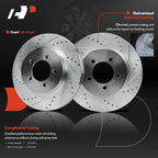 Front Drilled Brake Rotors for Ford Explorer Mercury Mountaineer (2002–2005)