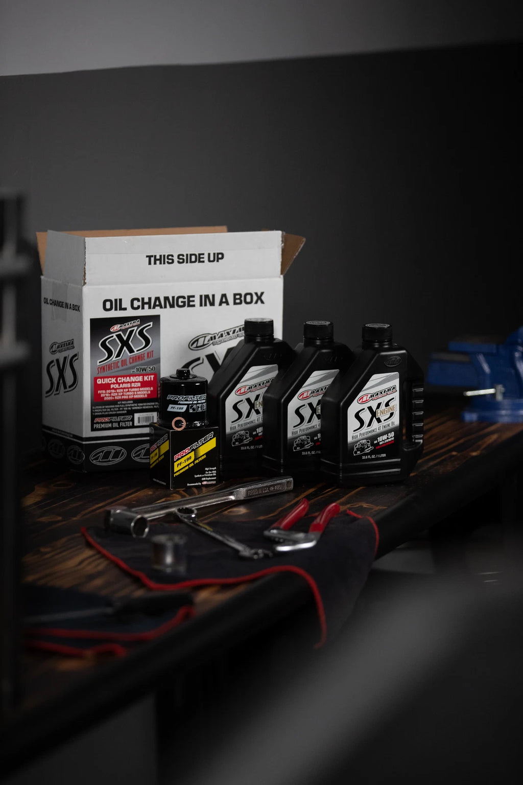 Oil Change Kit 10W50 for Polaris RZR XP Turbo S & Pro XP (2019–2021)