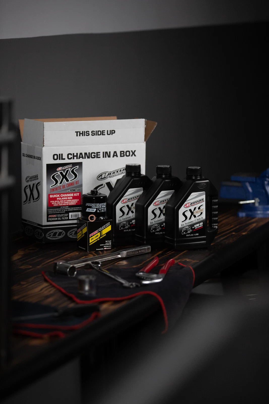 Oil Change Kit 10W50 for Polaris RZR XP Turbo S & Pro XP (2019–2021)