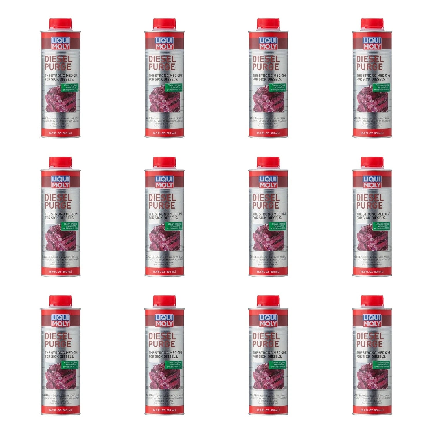 Set of 12 Liqui Moly Diesel Purge Fuel Additive 500ml