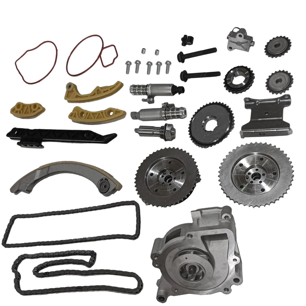 Engine Timing Chain Kit with Water Pump for Buick Allure, Chevy Equinox, GMC 2.4L (2005–2010)