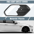 Front Right Fog Light Grille Cover Trim for Ford Escape Kuga (2017–2019) Black