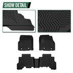 Set of 4 TPE All Weather Floor Mats for Toyota 4Runner, Lexus GX460