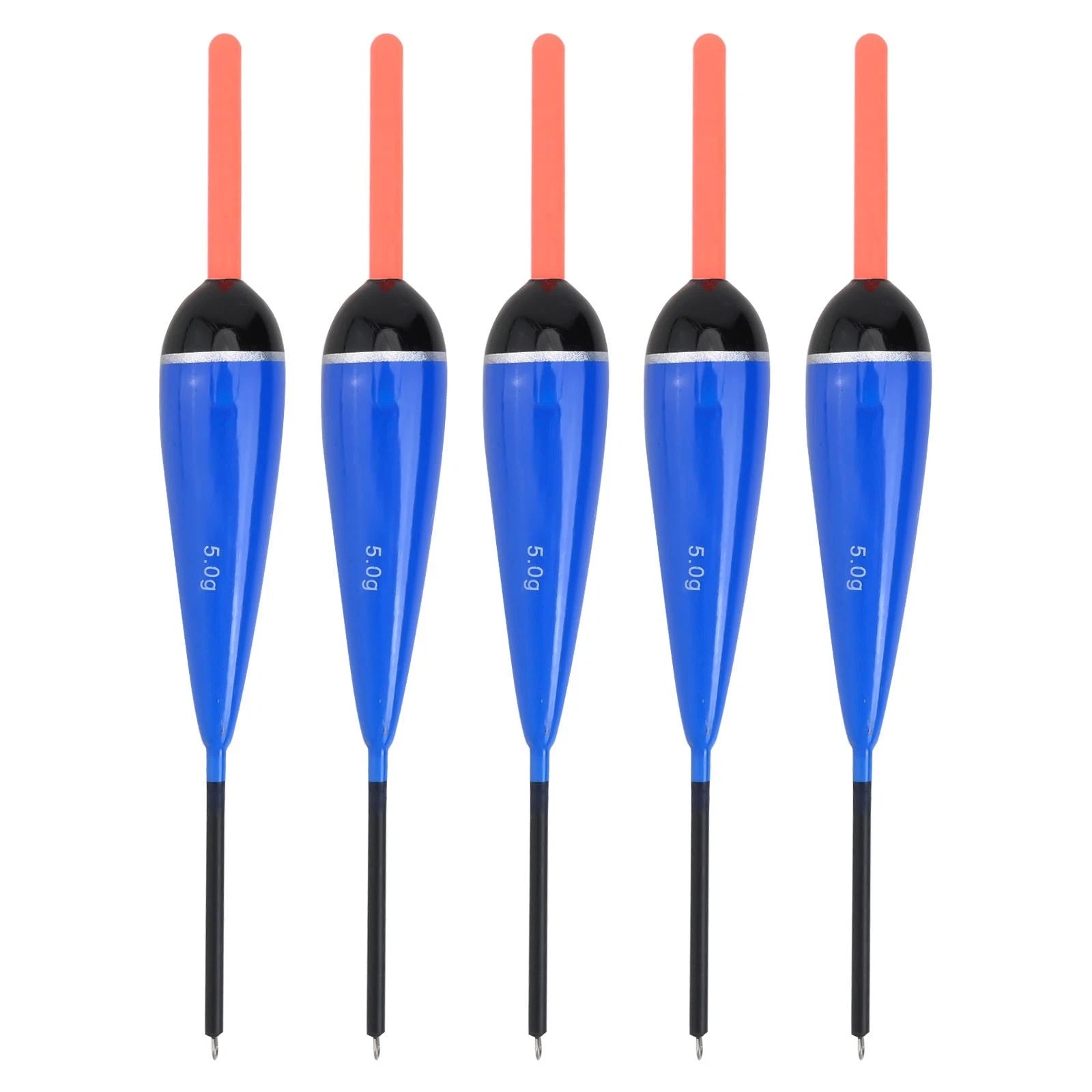Set of 5 Balsa Wood Float Bobbers for Fishing Accessories
