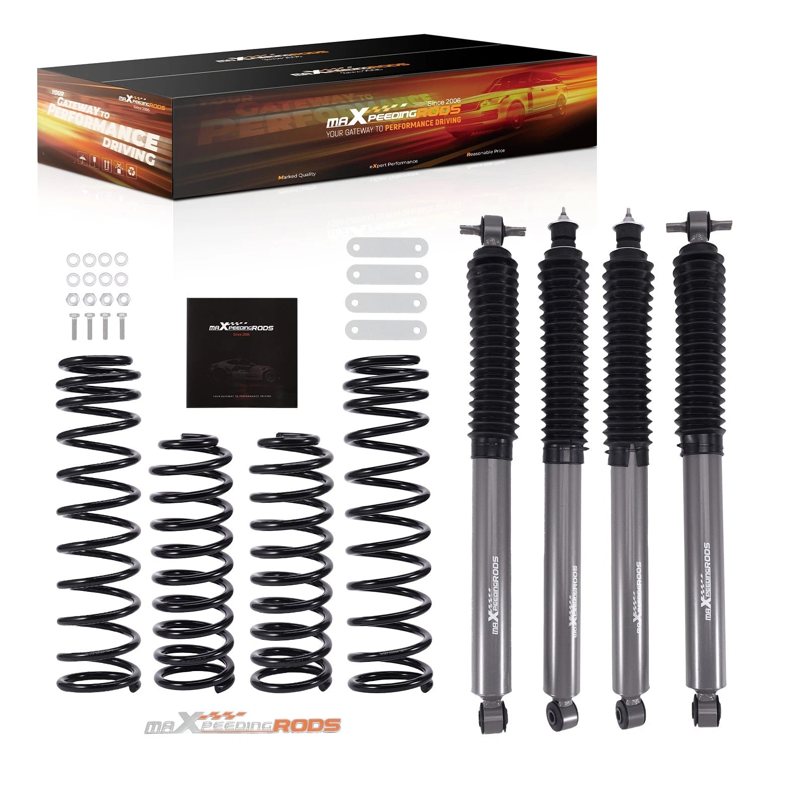 2.5" Leveling Lift System for Jeep Wrangler JK Unlimited 4WD (2007–2010)