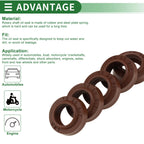 Set of 5 Oil Seal Rotary Shaft Seal FKM Rubber 12x20x5mm