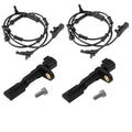 4 x ABS Wheel Speed Sensors for Jeep Wrangler 3.6L 3.8L (2007-2014)